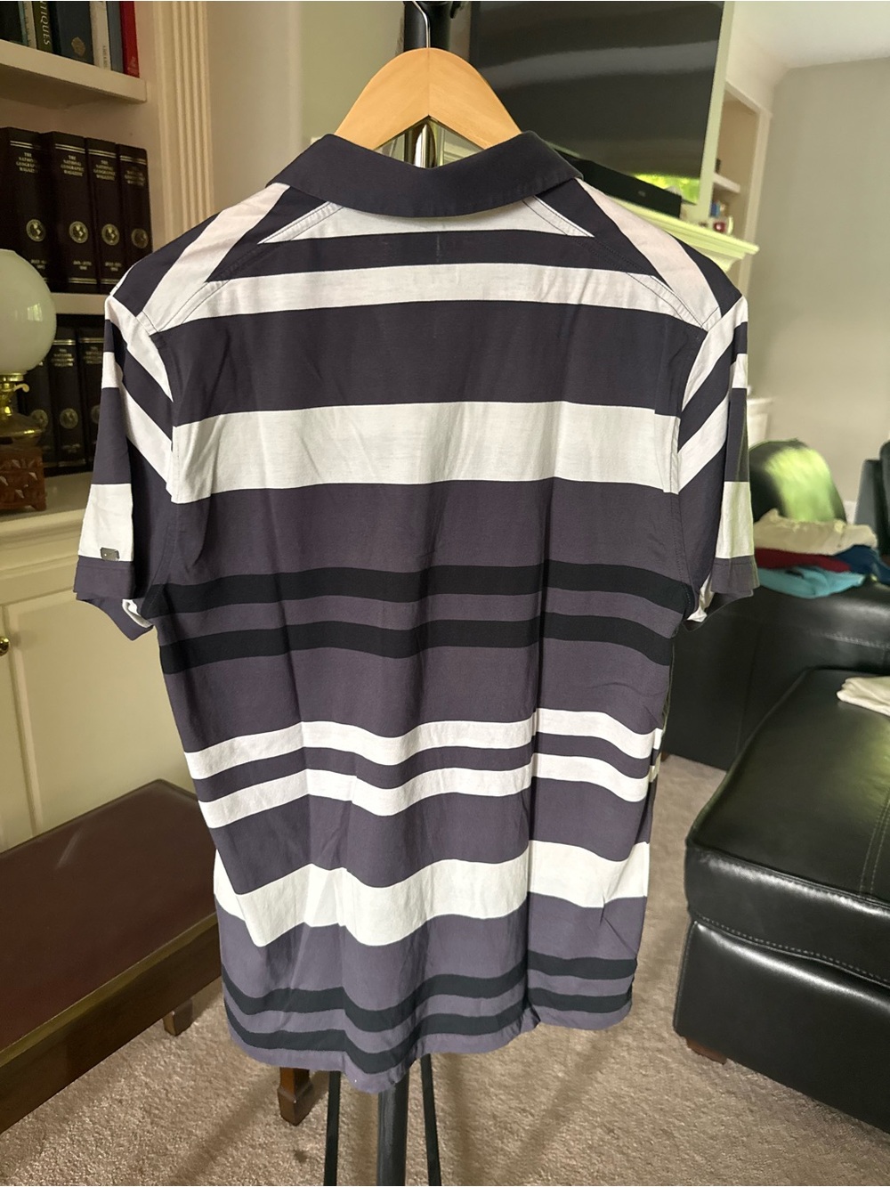Nike Dry Player Stripe Golf Polo - Picture 2 of 3